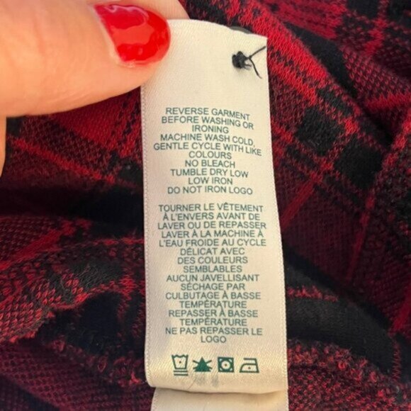 Roots Thermal Waffle Onesie Buffalo Plaid - Picture 10 of 10